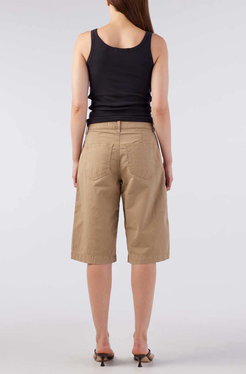 AMO Denim | Sharon Bermuda in Sand