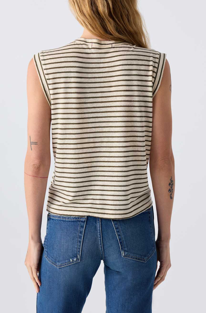 AMO Denim | Sleeveless Love Tee in Reseda Multi