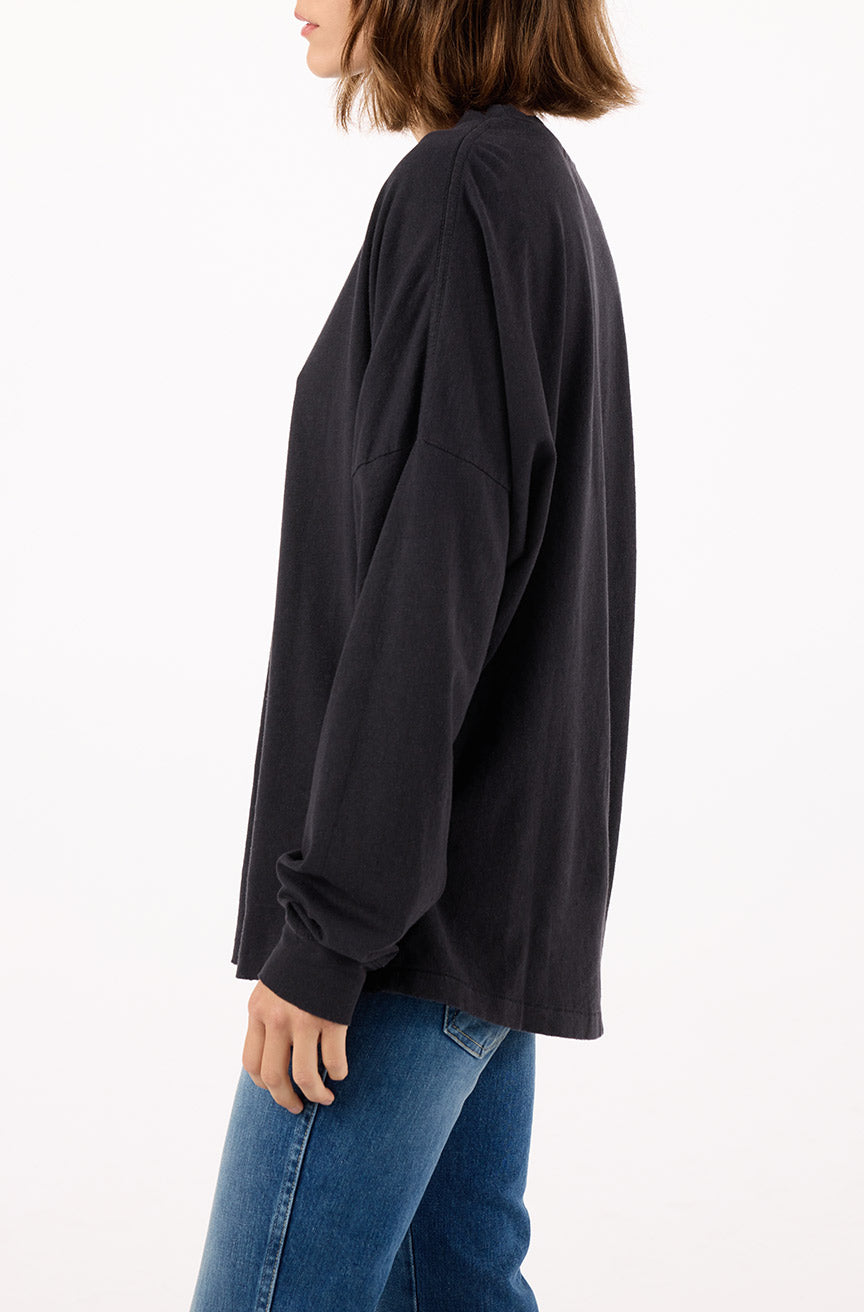 AMO Denim | Soulmate Tee in Vintage Black