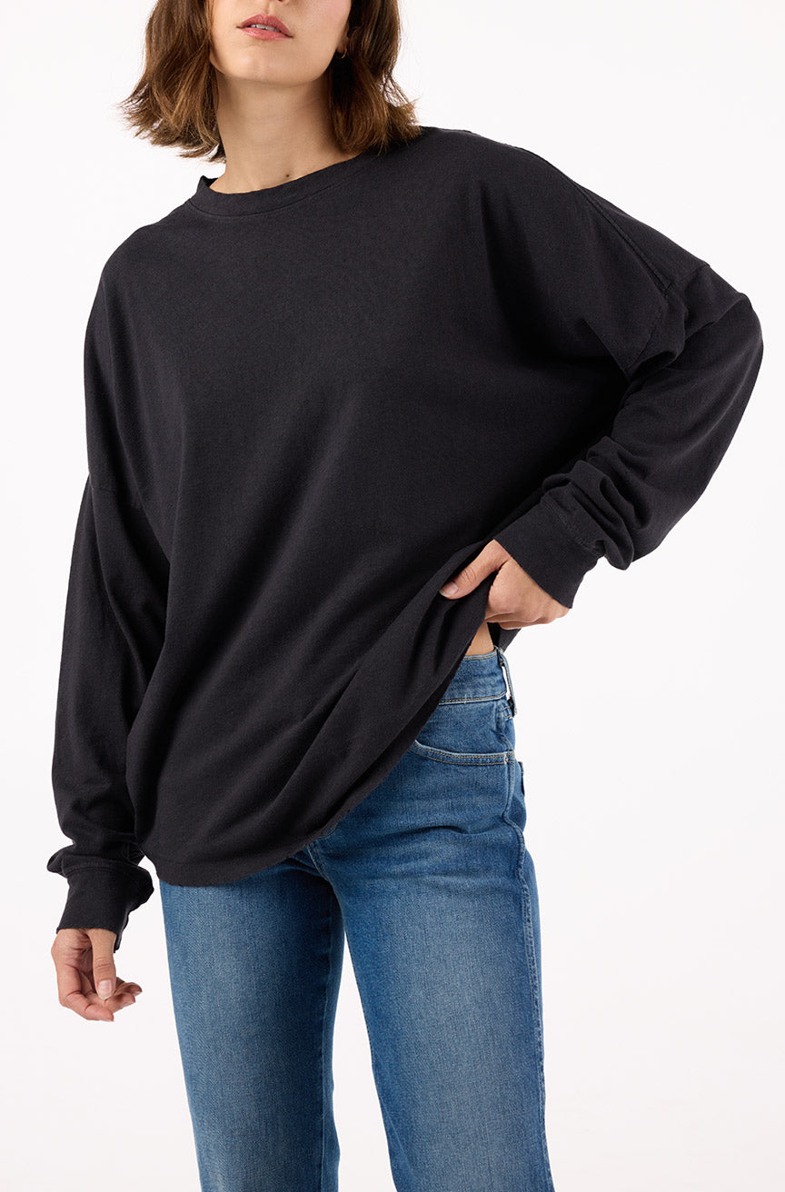 AMO Denim | Soulmate Tee in Vintage Black