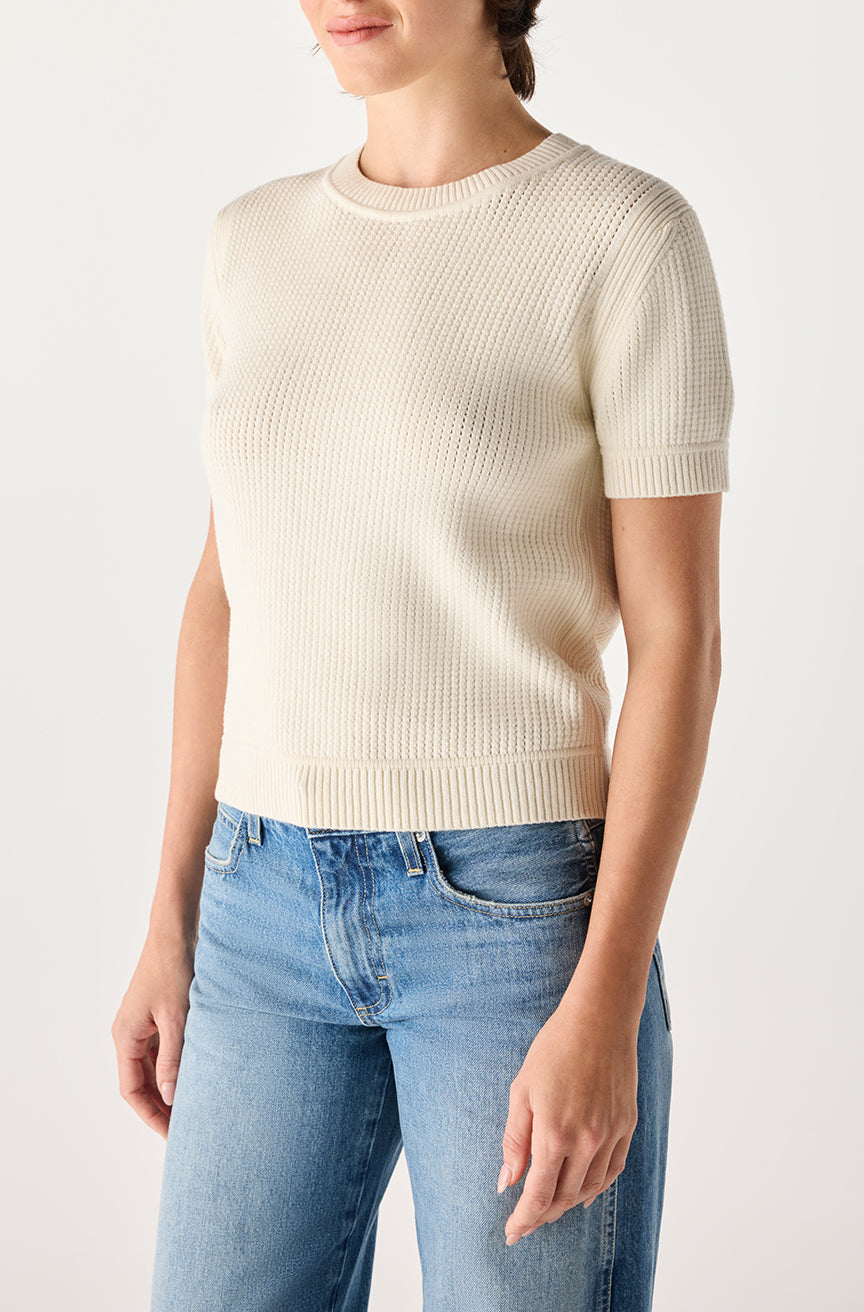 AMO Denim | Noa Sweater in Bone