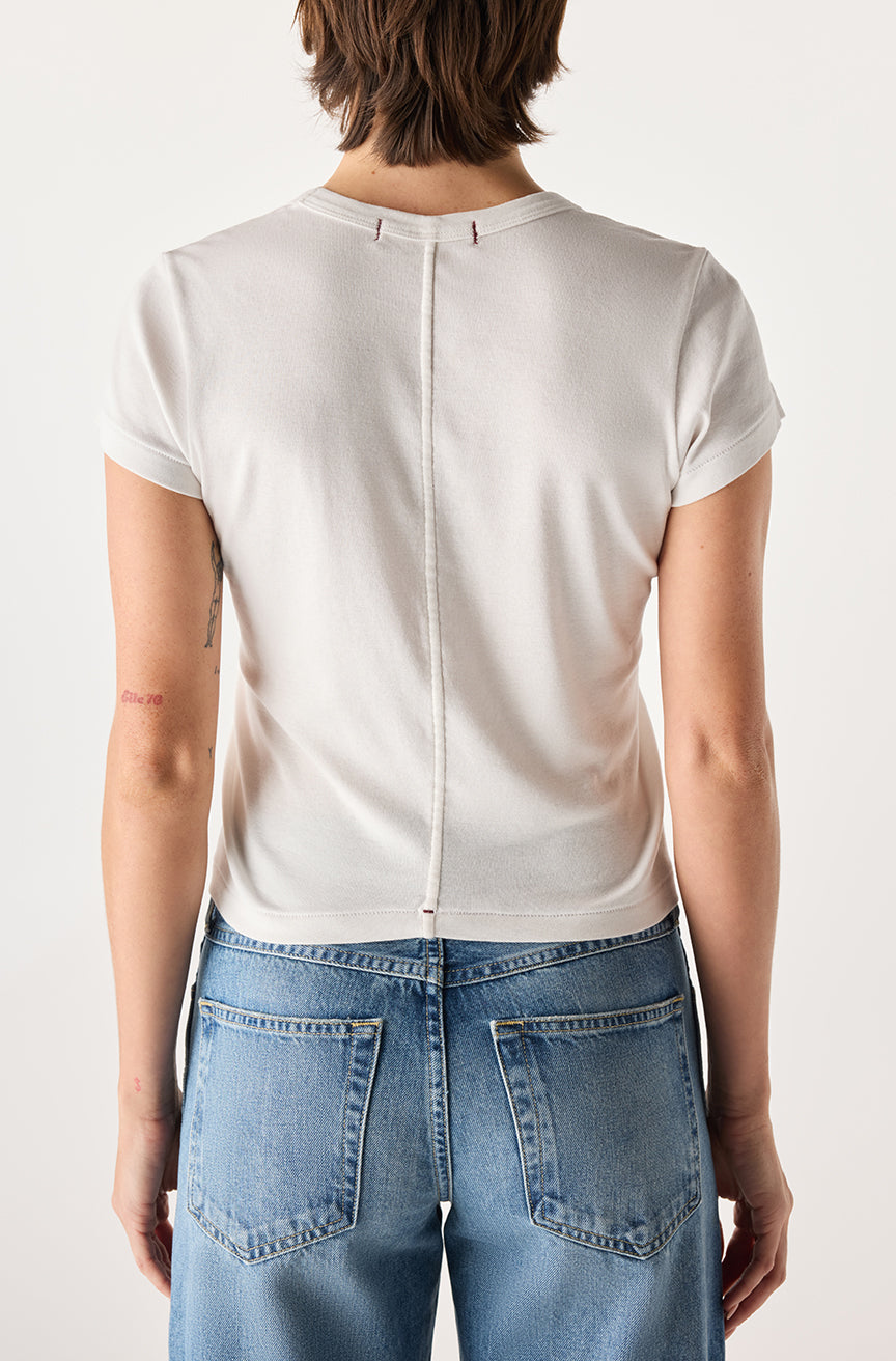 AMO Denim | Rumi Tee in Eggshell