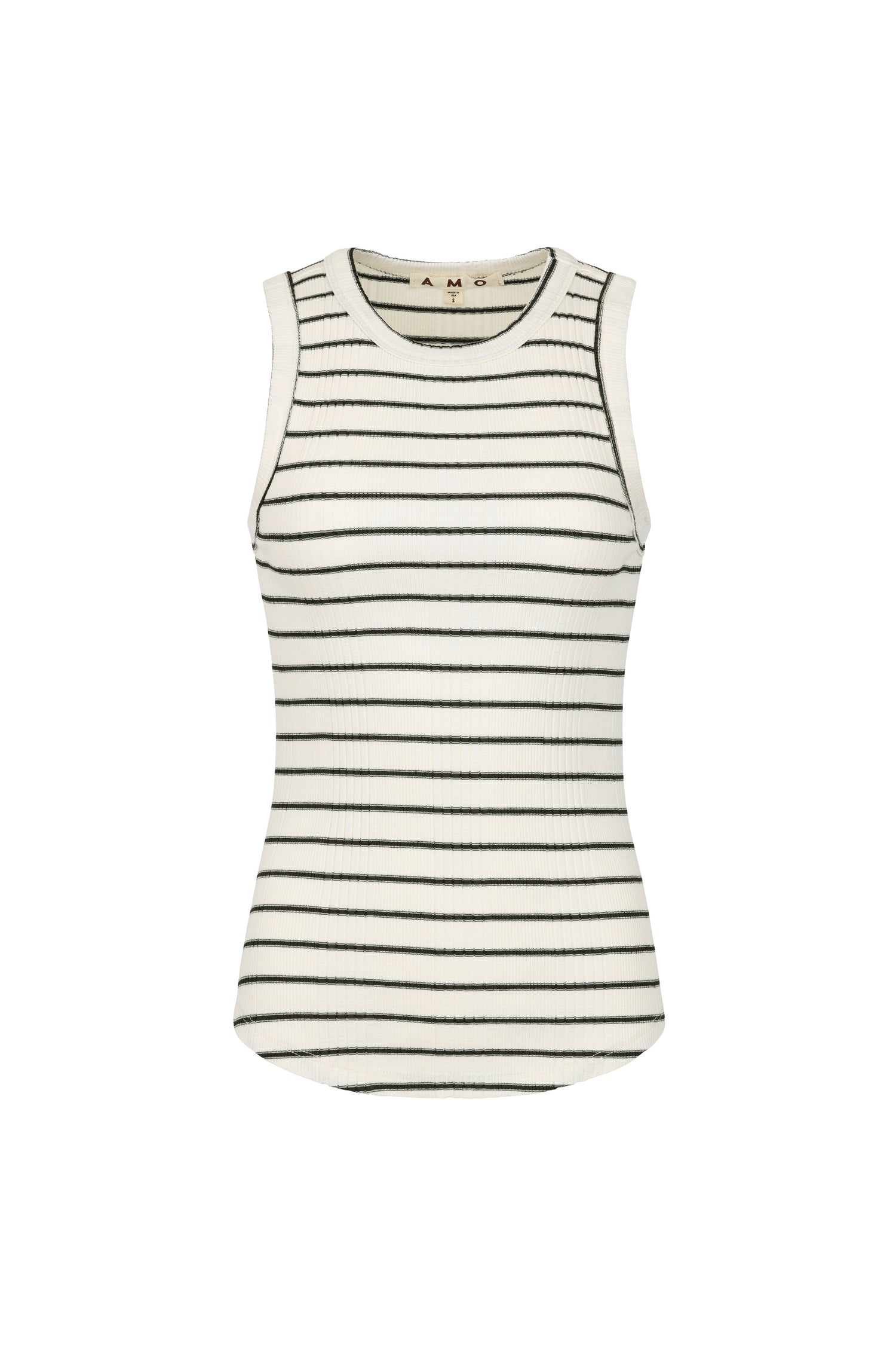 AMO Denim | Vera Tank in Natural/Black