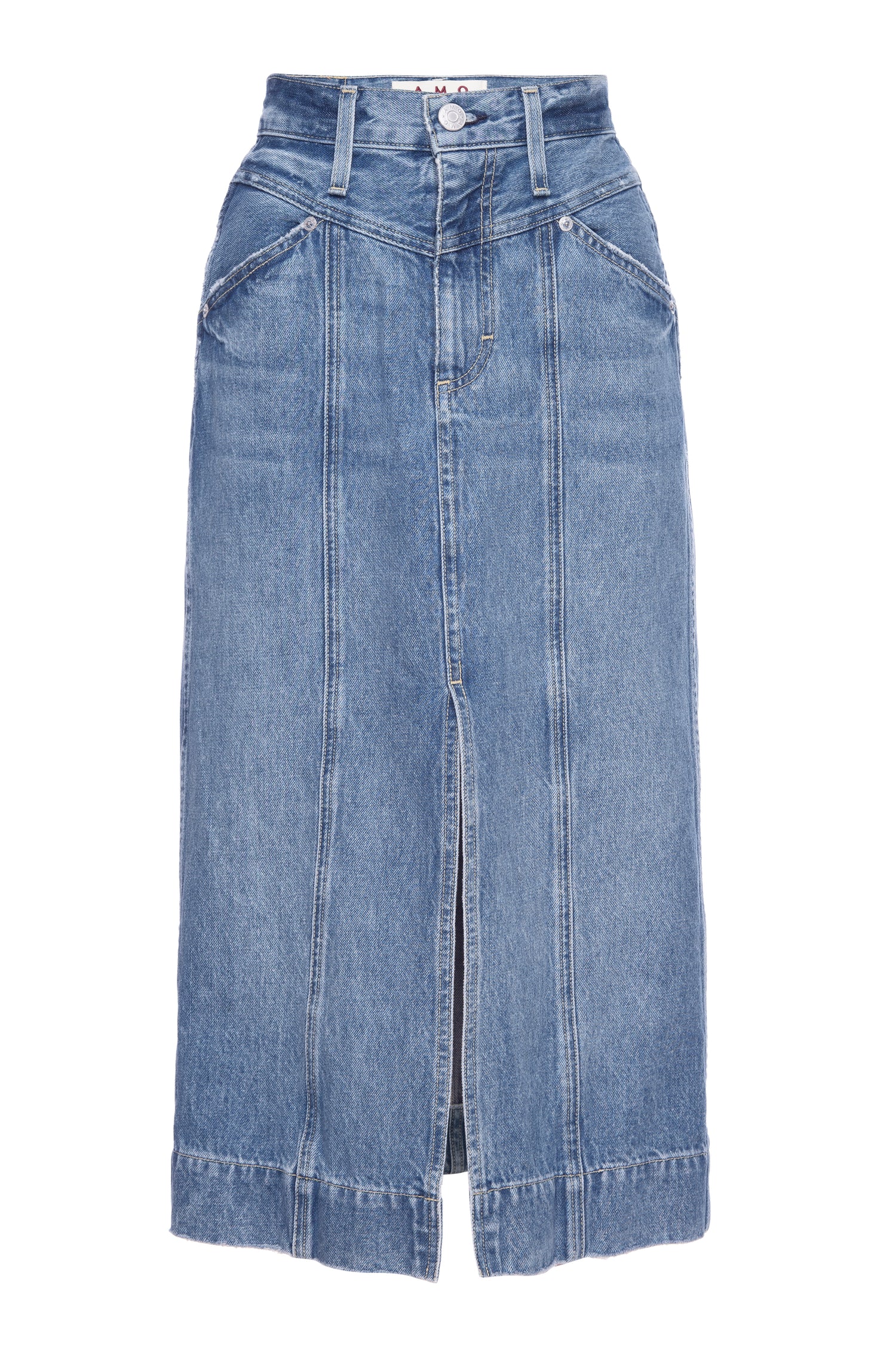AMO Denim Zahra Skirt in Entanglement