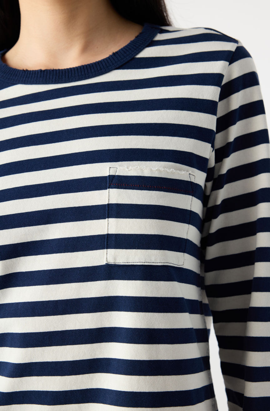 AMO Denim | Brigitte Long Sleeve in Twilight/Bone