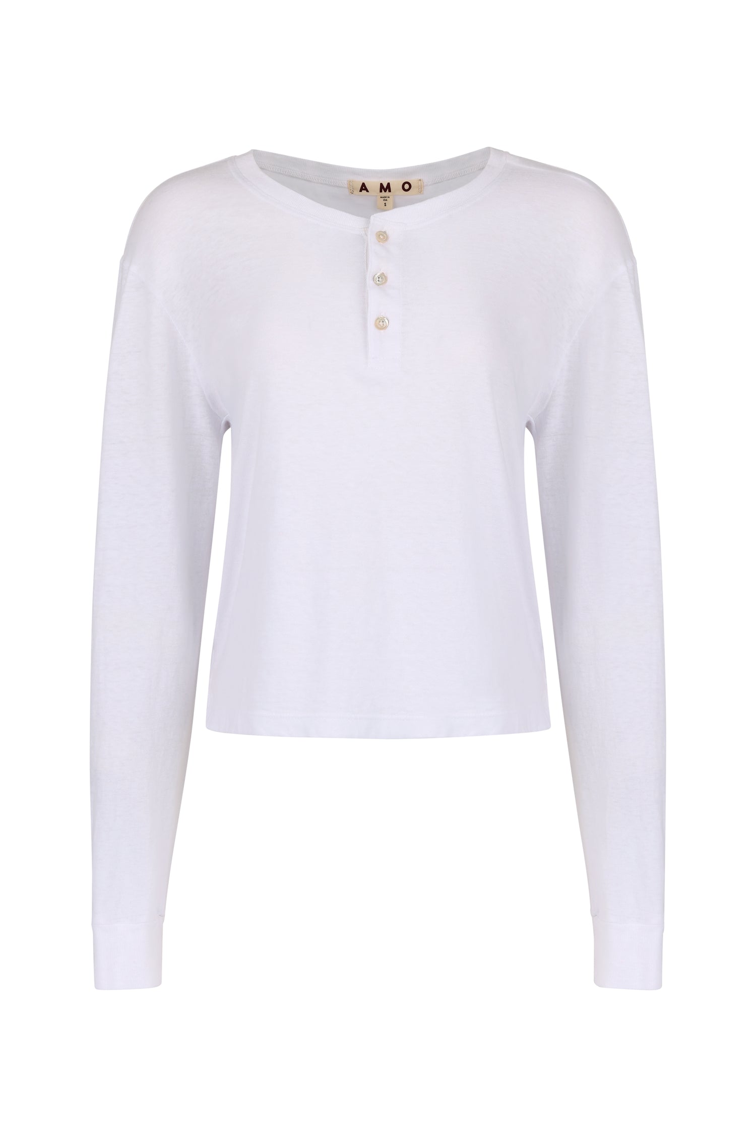 AMO Denim | Faye Henley in White