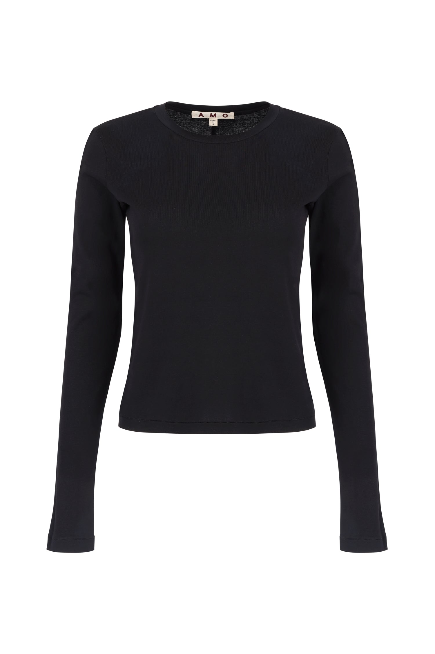 AMO Denim | Jade Long Sleeve in Black