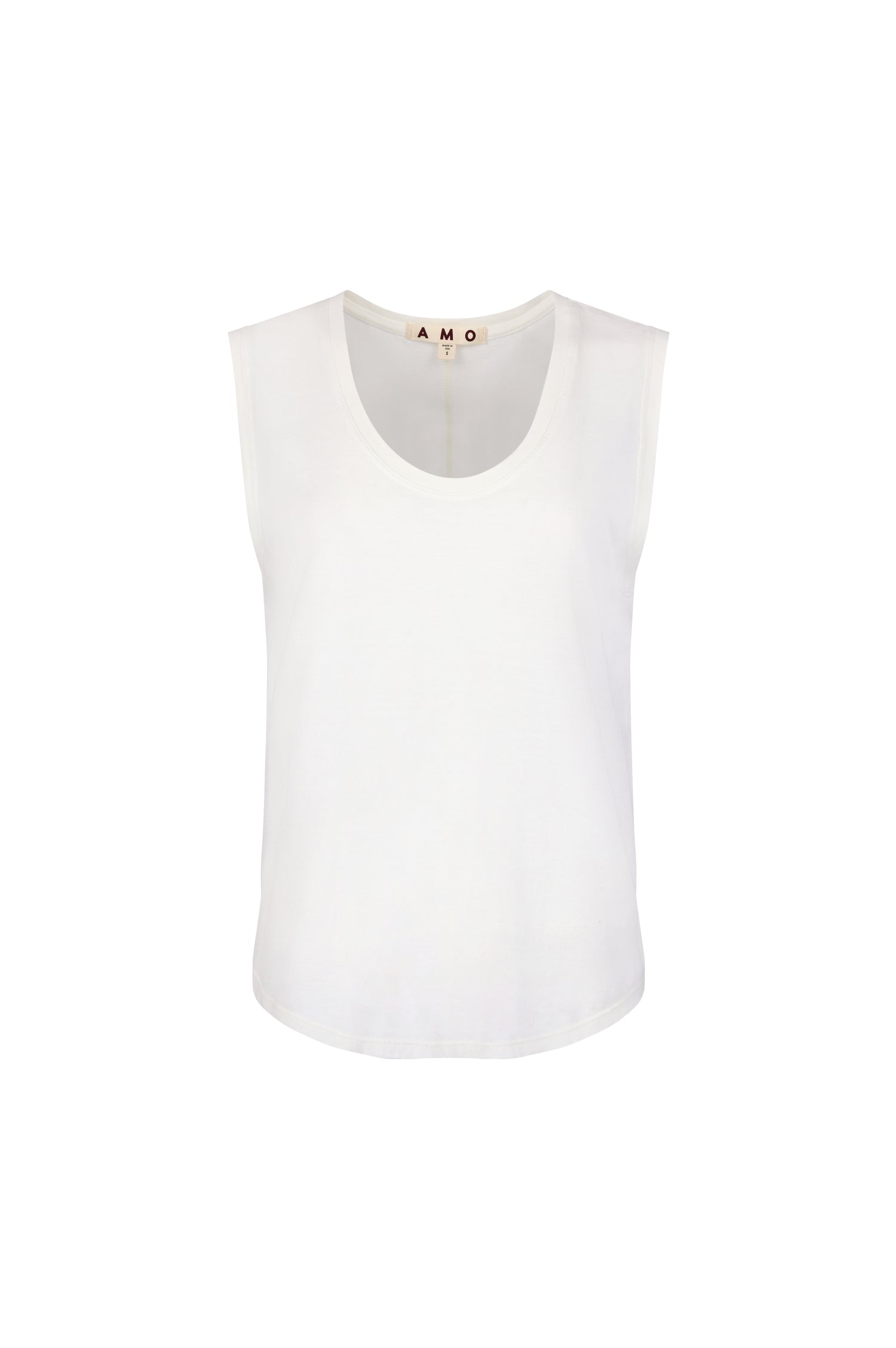 AMO Denim | Lula Tank in Eggshell