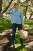 AMO Denim Chloe Crop in Daydream