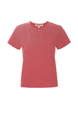 AMO Denim | Love Tee in Cherry Stripe