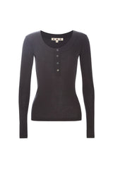 AMO Denim | Sweets Long Sleeve in Vintage Black