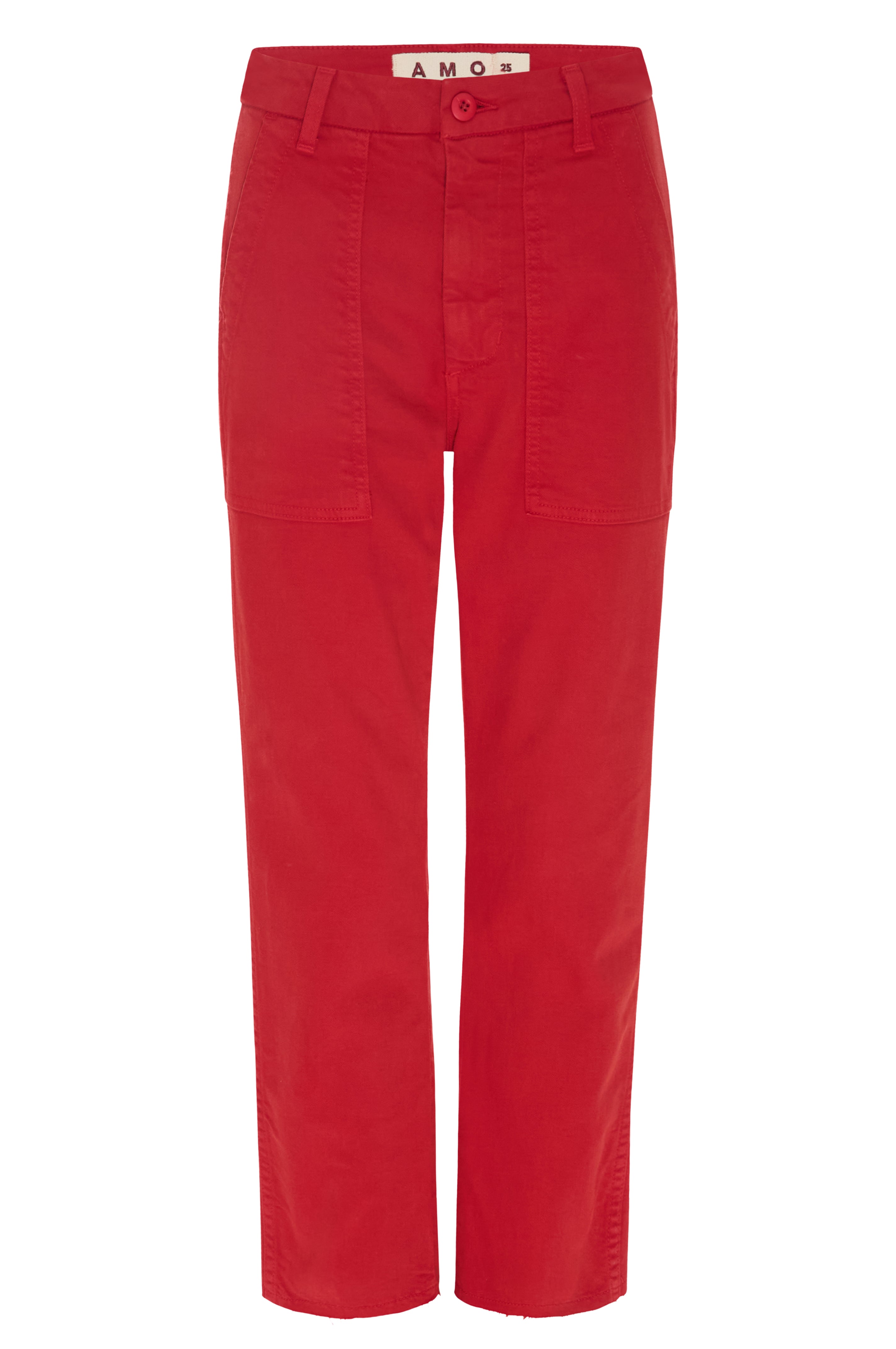 AMO Denim | Easy Army Trouser in Cherry – A M O