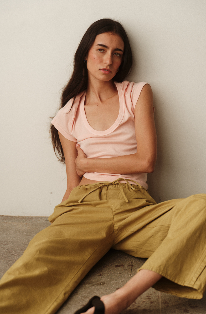 AMO Denim | Rumi Tee in Rosette