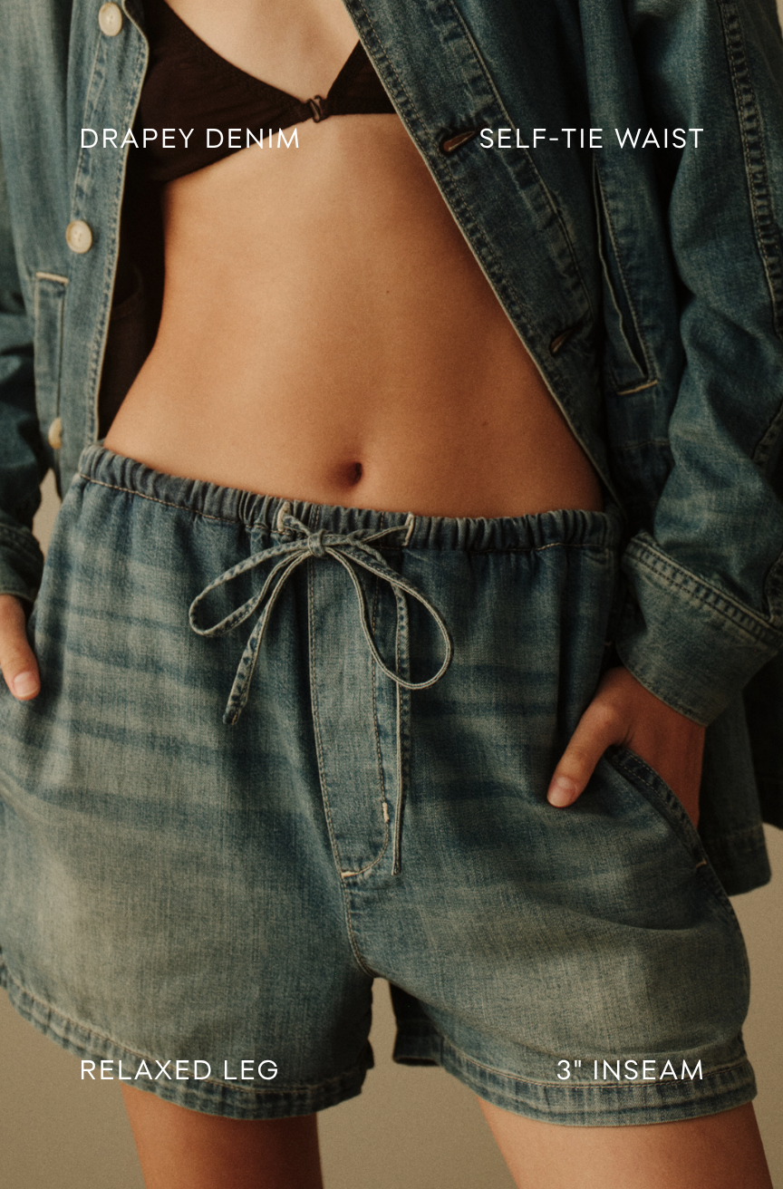 AMO Denim | Simone Short in Swell
