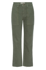 AMO Denim Easy Army Trouser in Tea Leaf