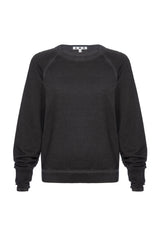 AMO Denim Lovebird Double Layer Fleece in Vintage Black