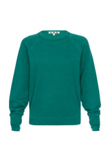 AMO Denim Lovebird Double Layer Fleece in Emerald