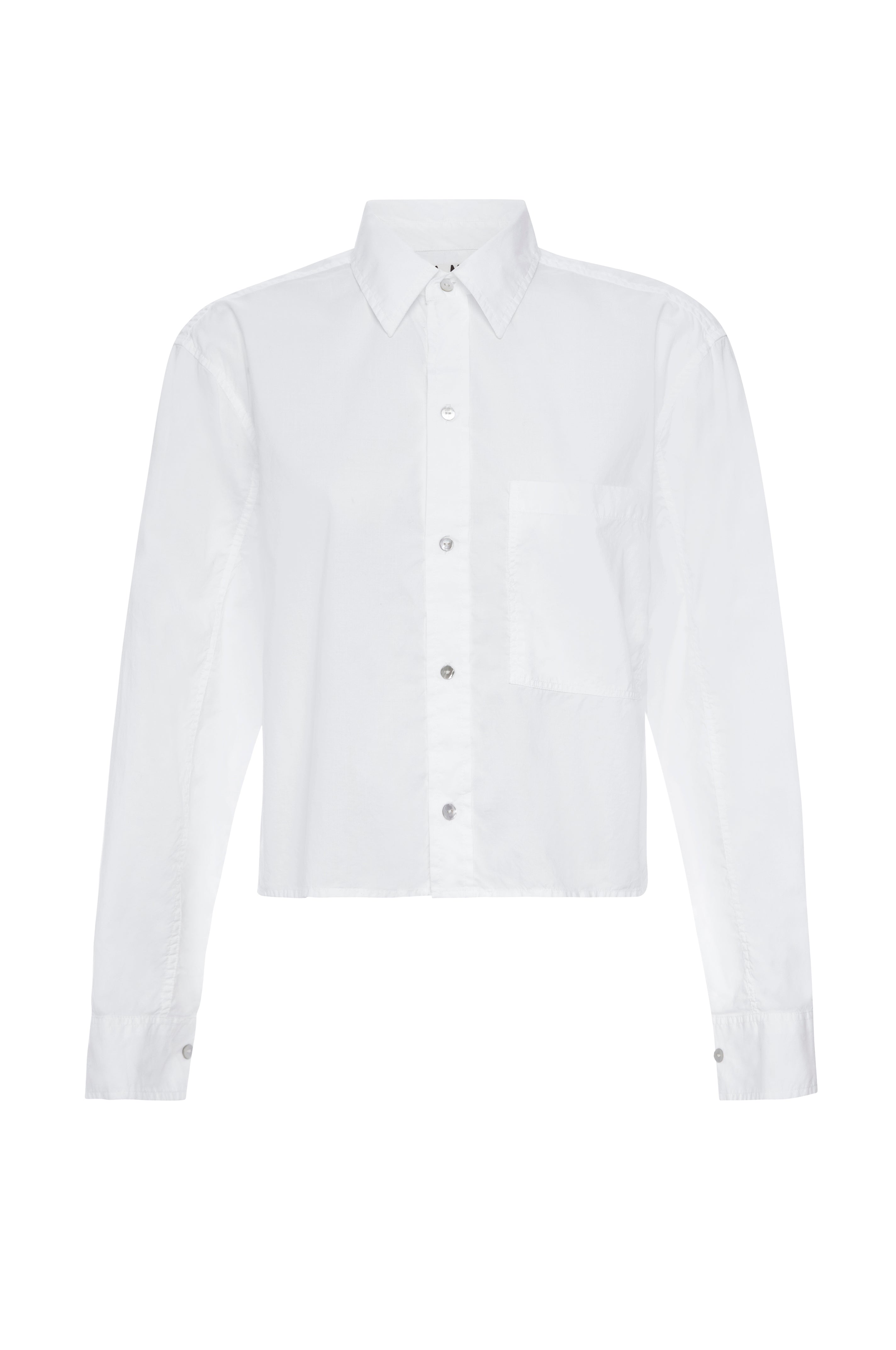 Ruth Crop Shirt  White