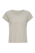 AMO Denim Sweetness V-Neck in Pumice