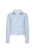 AMO Denim | Janet Shirt in Blue/Limoncello