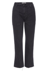 AMO Denim Easy Army Trouser Washed Black
