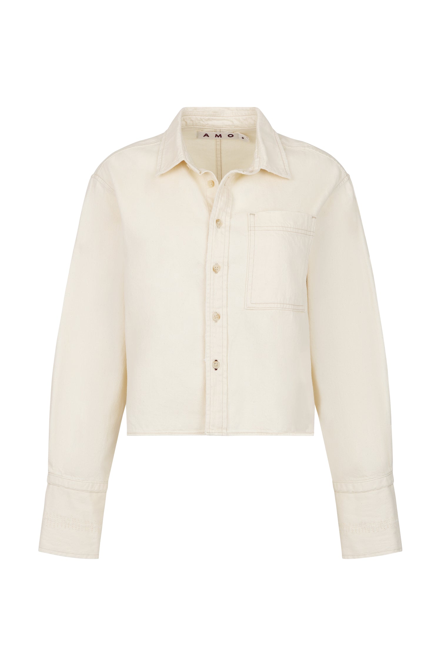 AMO Denim | Abigail Shirt in Bone