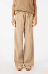 AMO Denim | Adelina Beach Pant in Khaki