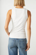Angel Rib Tank <br> White
