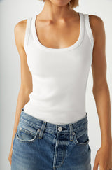 AMO Denim Angel Rib Tank