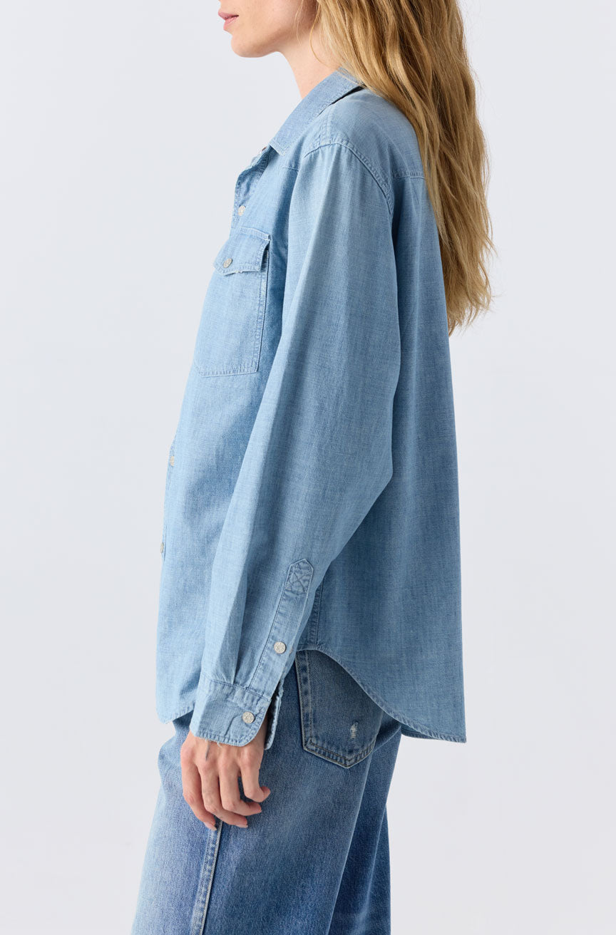 AMO Denim | Angela Shirt in Precious 