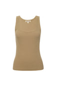 AMO Denim | Angel Rib Tank in Sand