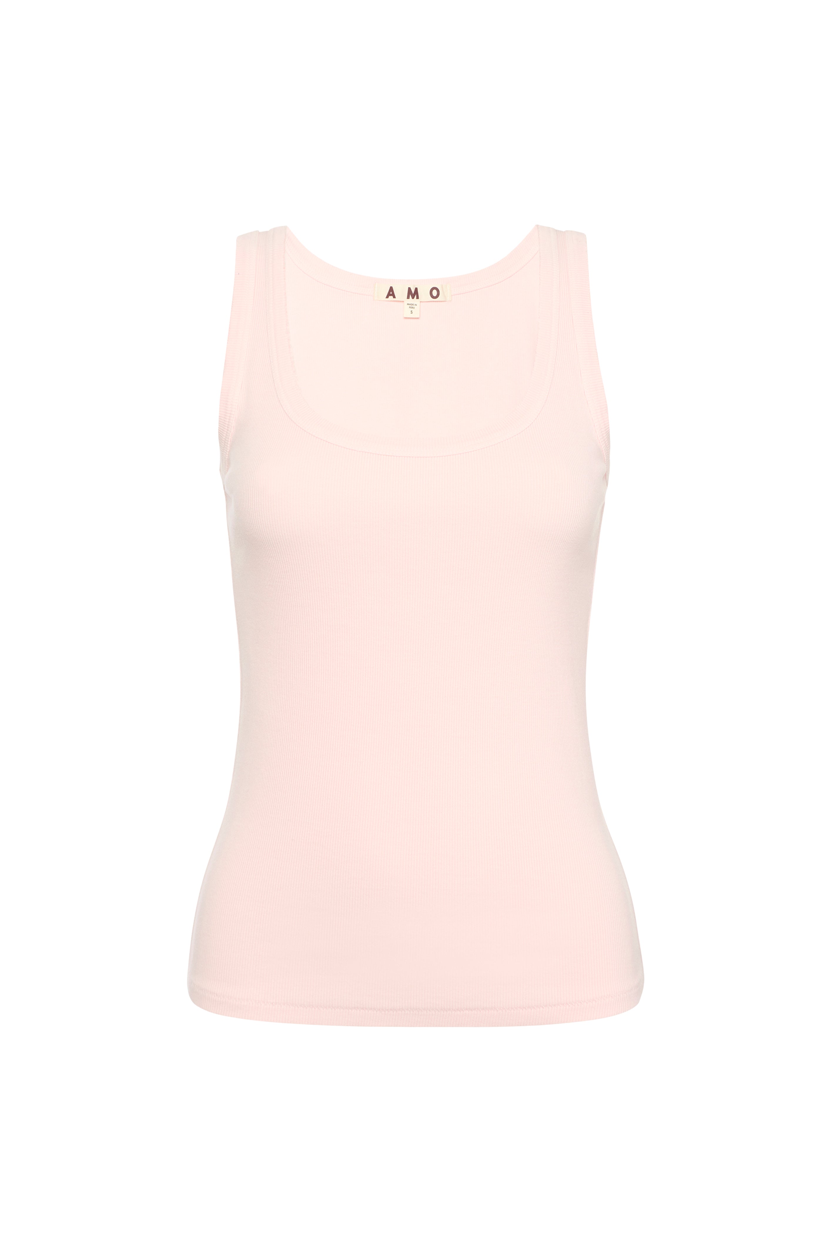 AMO Denim | Angel Rib Tank in Shimmer – A M O