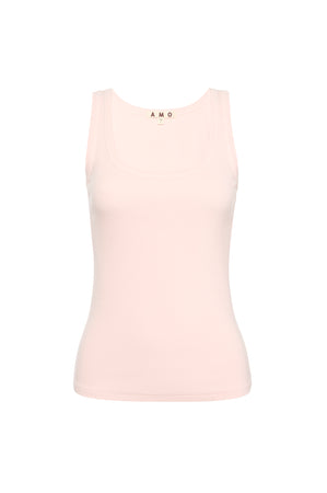 AMO Denim | Angel Rib Tank in Shimmer – A M O