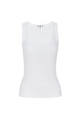 Angel Rib Tank <br> White