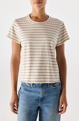 AMO Denim | Lovey Tee in Natural/Haze