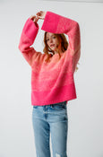 AMO Denim Aretha Sweater in Carnation