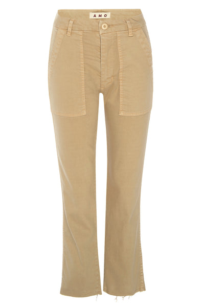 AMO Denim Easy Army Trouser in Parchment