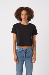 AMO Denim Babe Tee in Black