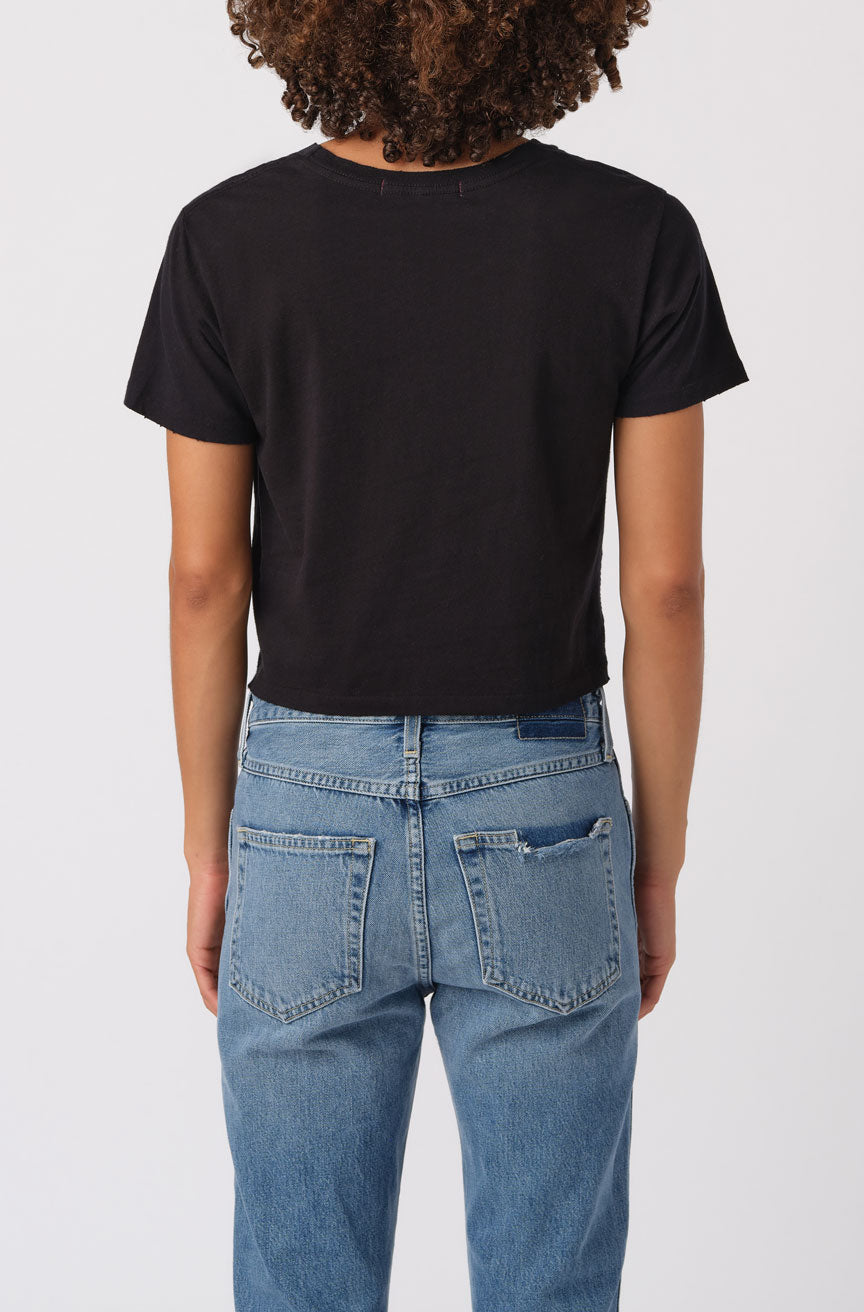 AMO Denim Babe Tee in Black