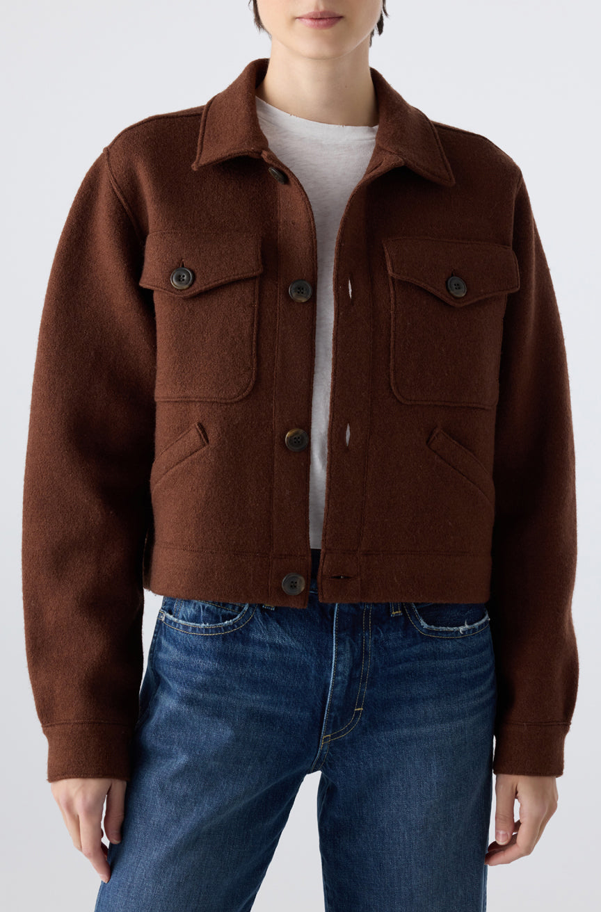AMO Denim | Isabelle Jacket in Cocoa