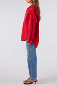 Ruth Oversized Shirt <br> Cherry