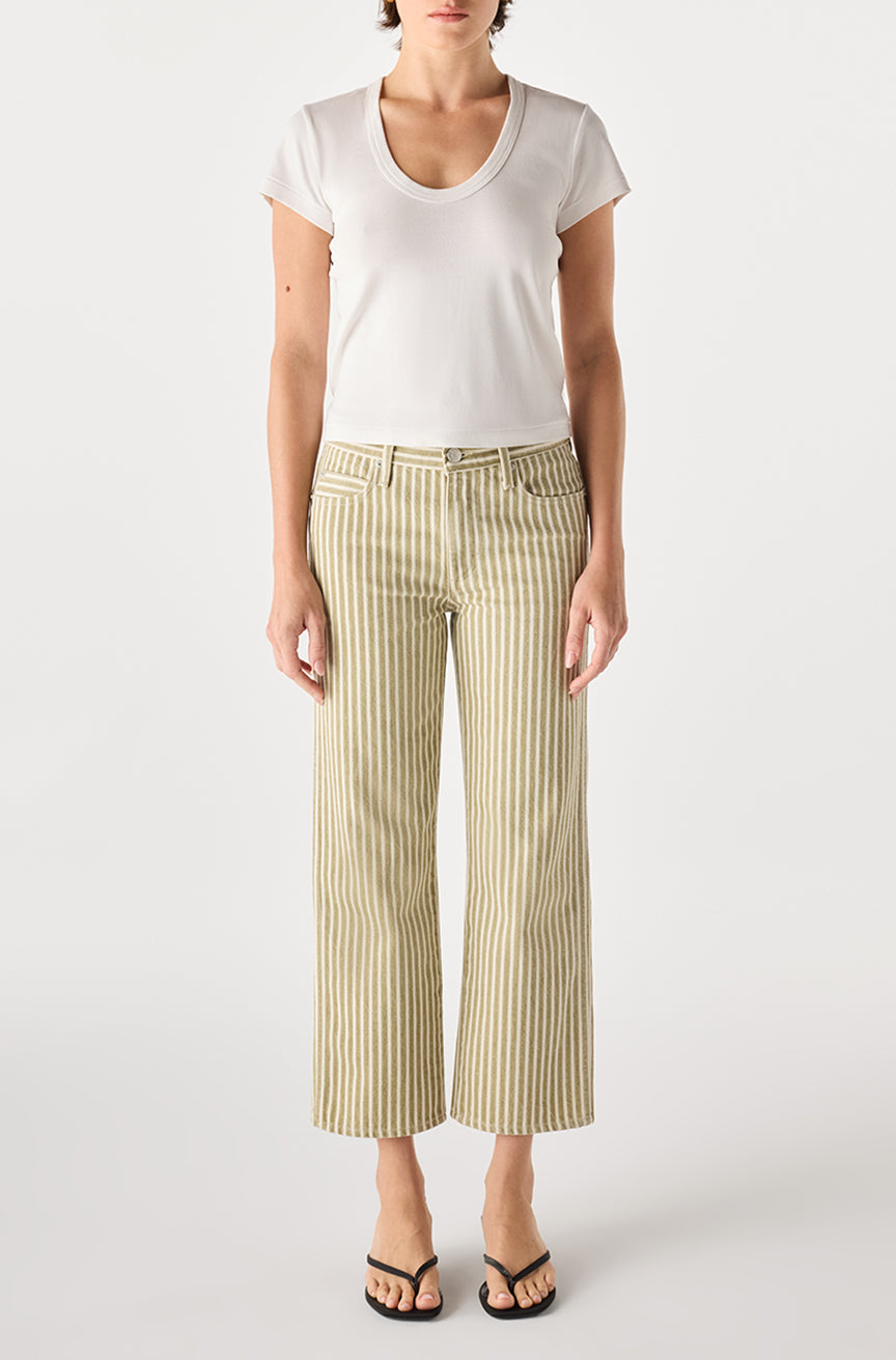 AMO Denim | Billie in Rally Stripe