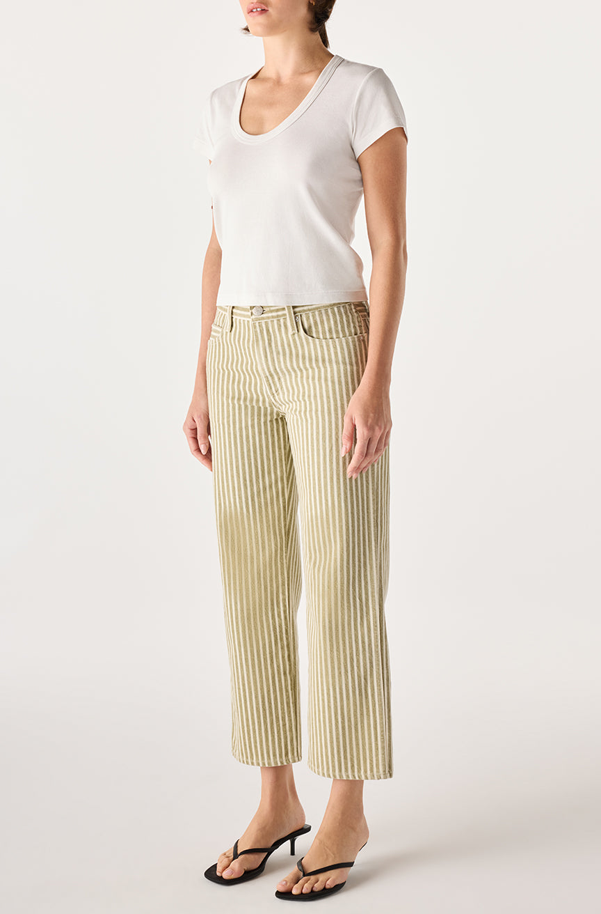 AMO Denim | Billie in Rally Stripe