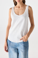 AMO Denim | Muse Tank in White