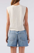 Sleeveless Babe Tee <br> Natural