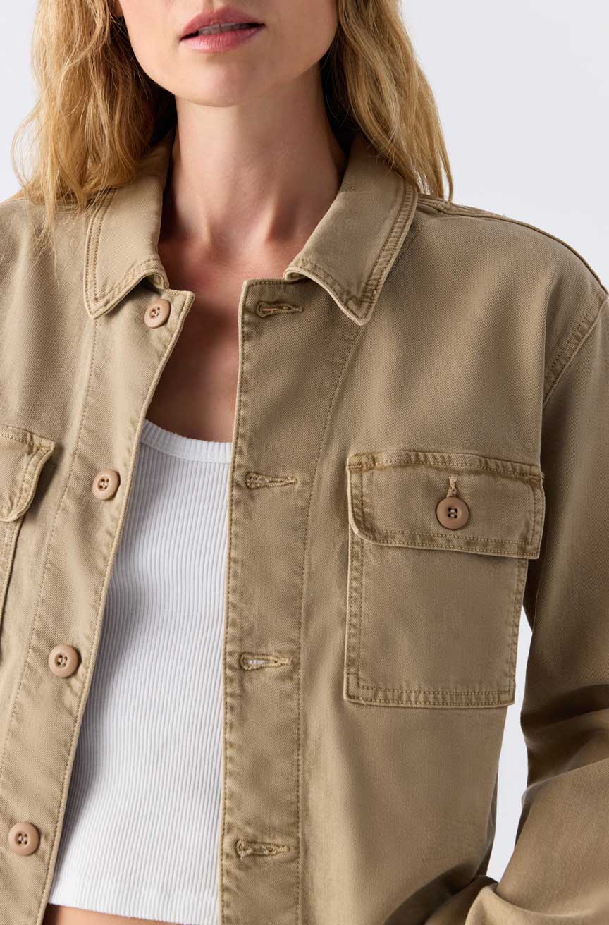 AMO Denim| Carly Jacket in Khaki – A M O