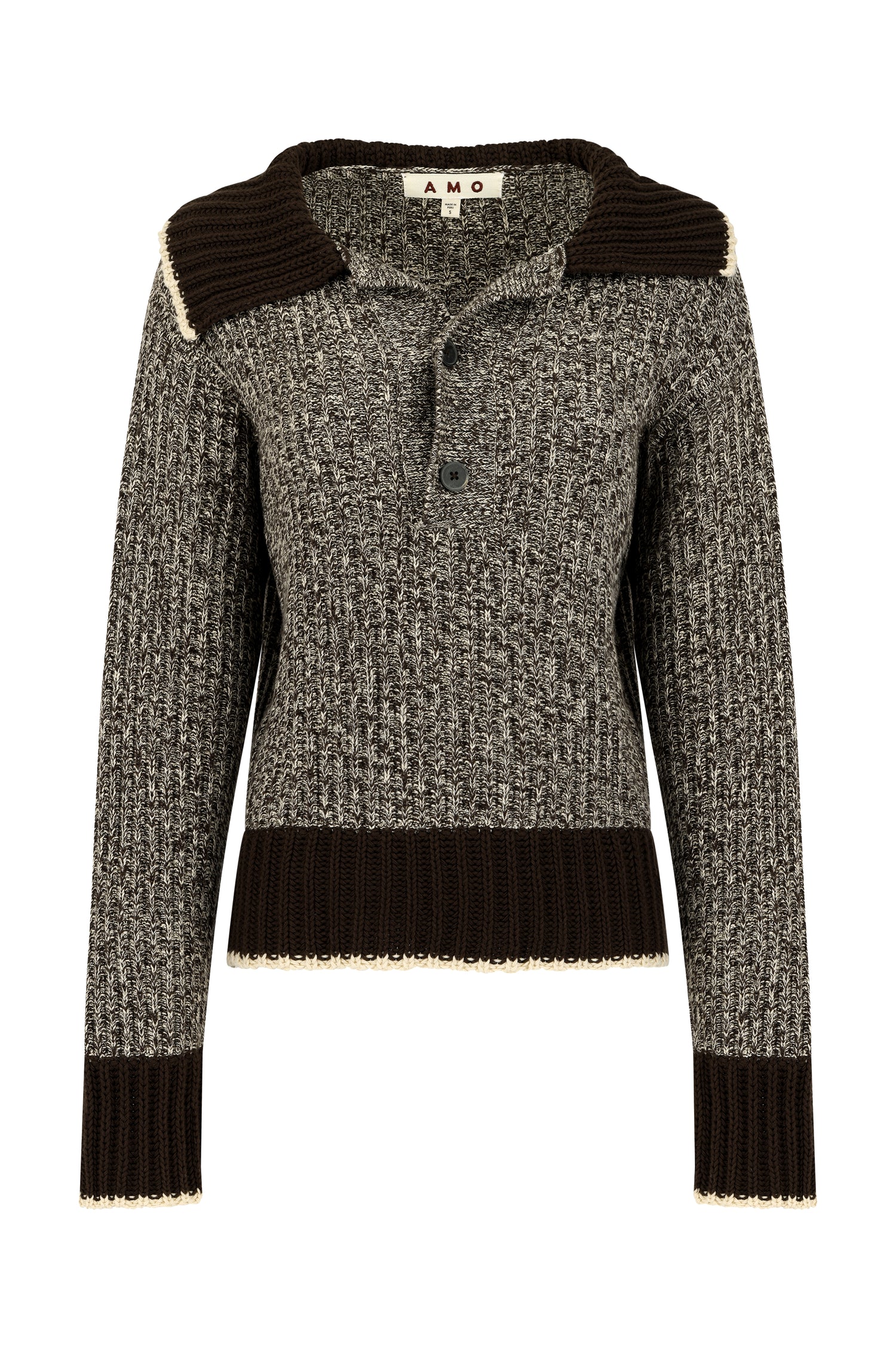 AMO Denim | Bobbie Sweater in Mocha/Storm