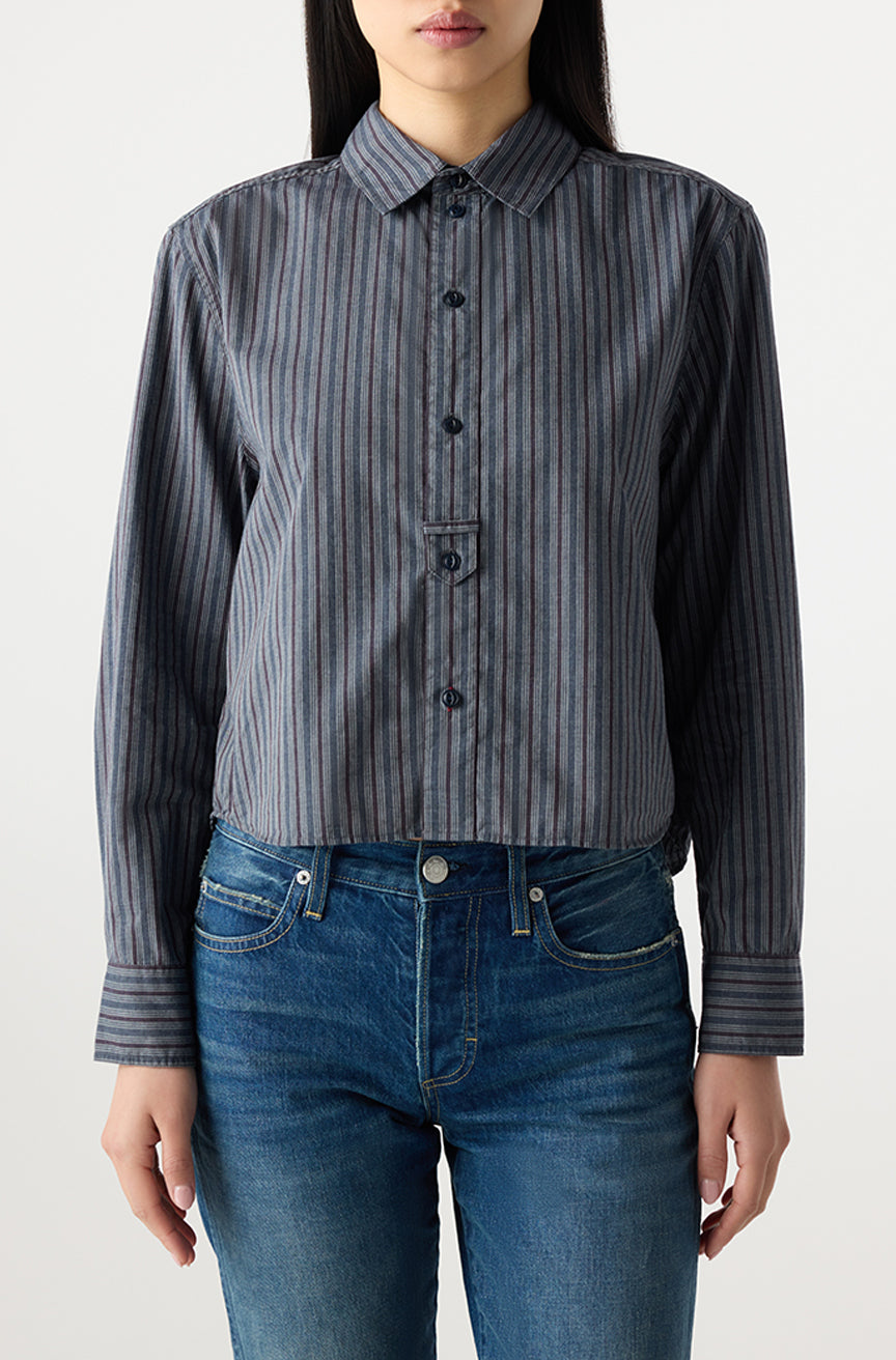 AMO Denim | Lena Shirt in Twilight
