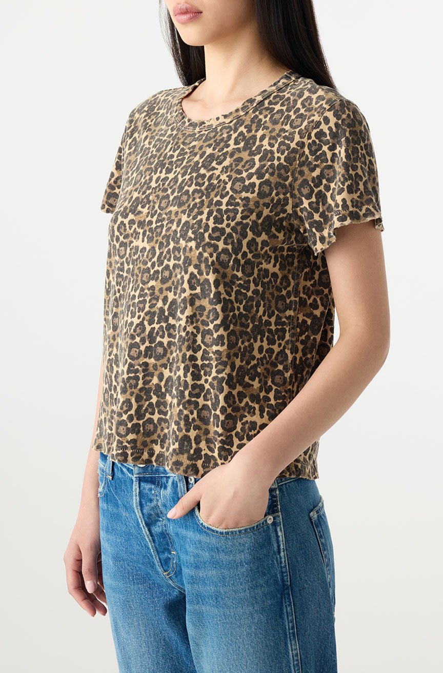AMO Denim | Love Tee in Leopard