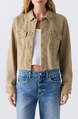 AMO Denim | Carly Jacket in Khaki